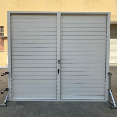 China Invisible Aluminium Louver Window Powder Coating Aluminum Jalousie Windows ODM for sale