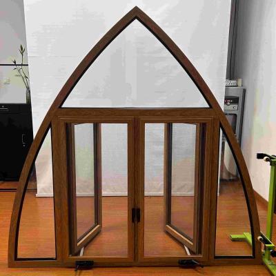 China Thermal Break Profile Aluminum Casement Windows Curved Aluminium Casement for sale