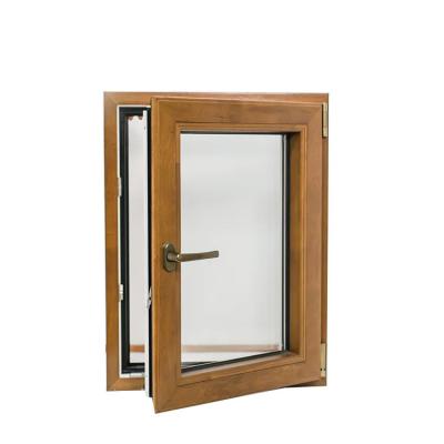 China Double Glazing Glass  Aluminum Tilt And Turn Windows High Security  Tilt N Turn Windows for sale