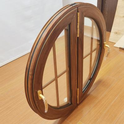 China Round Aluminum Circle Windows with Doubled Tempered Glass and Powder Coating for sale