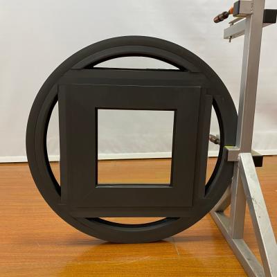 China Windproof Waterproof Aluminumn Round Window with casement Opening Style for sale