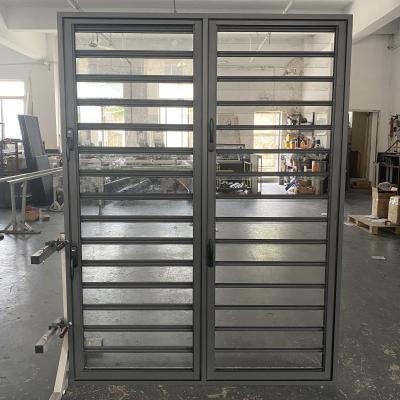 China Aluminum Louver Window Customized Product Glass Blade modern design for sale