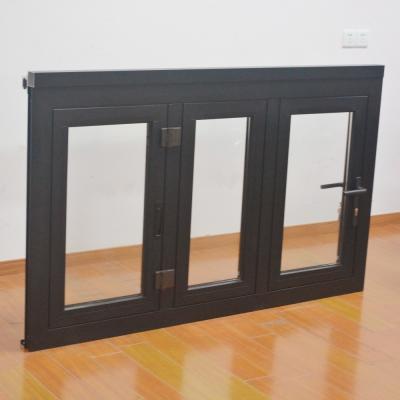 China Sie Customized Rubber Aluminum Bifold Windows Folding Soundproof Sliding Window for sale