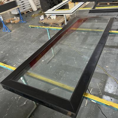 China Electric  Aluminum Skylight Frame Customized  Aluminium Pitched Roof Windows Modern for sale