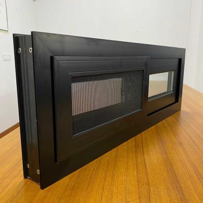 China Double Glaze Slide Up Aluminum Window Powder Coated Aluminium Window Glass for sale