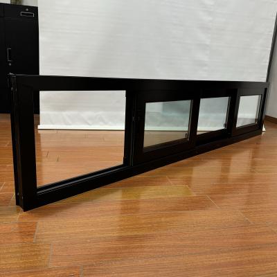 China Weather Proof Vertical Sliding Windows Aluminium And Glass Window For Offices Hotels for sale