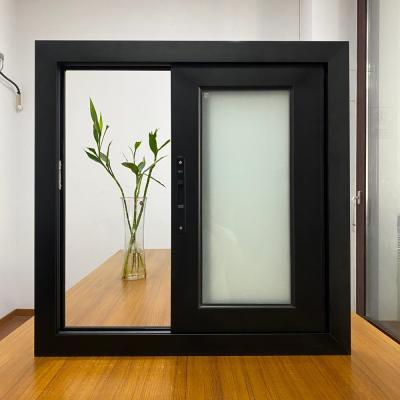 China Surface Mounted Aluminum Glass Windows 4mm - 12mm Single Glazed Aluminum Windows for sale