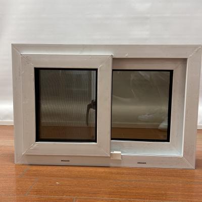 China Reinforced Steel PVC Sliding Windows Double Glazed Upvc Sliding Windows CE for sale