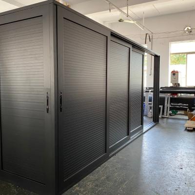 China Customized Glass Large Aluminium Sliding Doors Aluminium Double Sliding Doors for sale