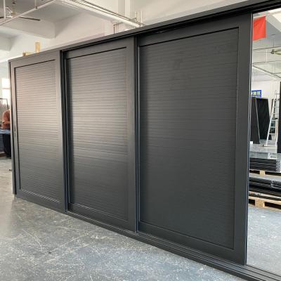 China Secure Durable Glass Residential Aluminum Sliding Glass Doors Sound Proof Sliding Glass Doors for sale