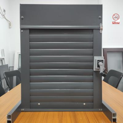 China 55mm Aluminum Rolling Shutter 65mm 80mm Aluminum Horizontal Shutter for sale