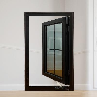 China EPDM Silicone Casement Aluminium Aluminium Flush Windows German Brand Hardware for sale