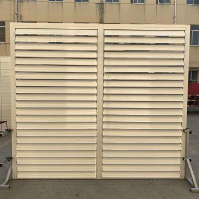 China Aluminum Louver Window big blade crank control ventilation shutter for sale