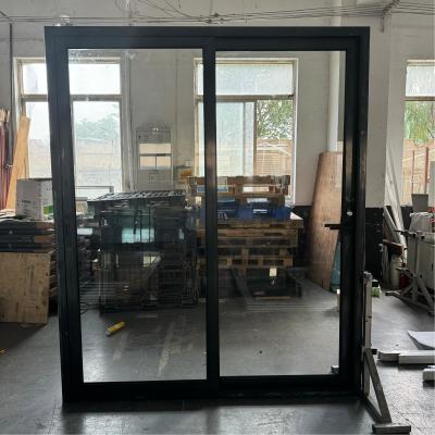 Chine Customized Glass Sliding Door With Eco friendly Silicone Sealant And Security System à vendre