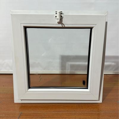 China PVC Hung Window Customized Product  Good Sealing Good Quality Double Tempered Glass for sale