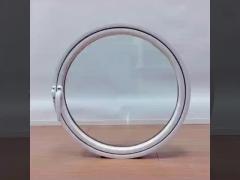 Aluminum Moon Window Double Tempered Glass Customized Product