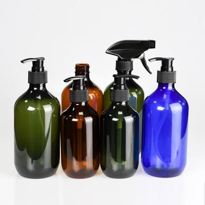 China Wholesale Recycled 300ml Personal Care 16oz Colored Plastic Spray Medicine Bottle 500ml for sale