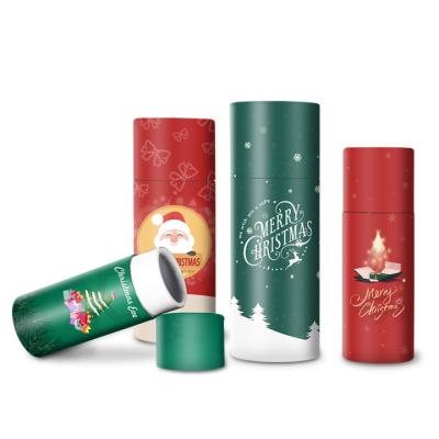 China White Black Packaging Container Paper Tube Box 5ml 15ml 30ml 60ml 100ml Recyclable Christmas Gift Tube Packaging For Glass Bottle And Jars for sale