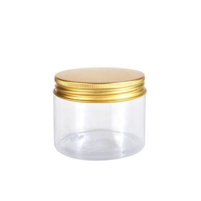 China 30ml 50ml 150ml 200ml 250ml 500ml Container Frosted Plastic Cosmetic Jar PET Material Empty Food Container With Screw Cap Lids for sale