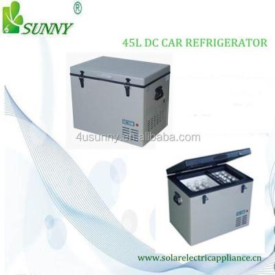 China DC 12V&24V Car Fridge Refrigerator, Portable Mini Wagan Auto Vehicle Freezer BCD-45 620*457*454 for sale