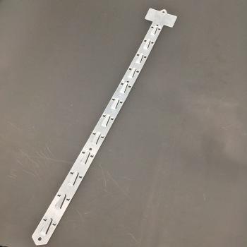 China Easy Installation Hiplastics HYZ026-1 Supermarket PP Hanging Retail Display Plastic Injection Clip Strip for sale