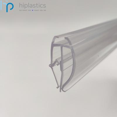 China Hiplastics Graper 01 Plastics Poster Data Strip Plastic Hanger Clip With 2 Hanging Loops for sale