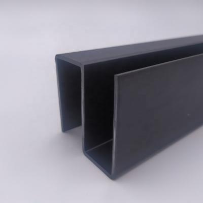 China Modern Hiplastics PVC U-Shape Edge Profile For Building Plastics Protection for sale