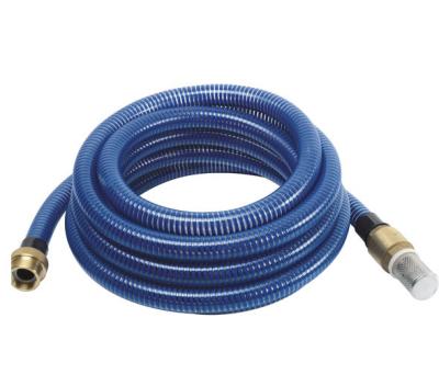 China 7M Adjustable PVC Suction Hose with Brass Valve Set, Multifunctional Hose, Plastic Hose for Cold Water for sale