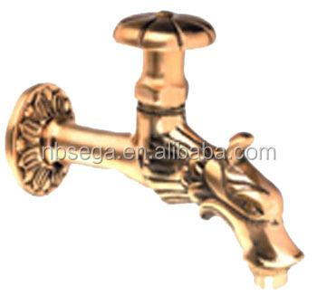 China CLASSIC Gold Faucet Dragon Head Tap Antique Brass Water Faucet for sale