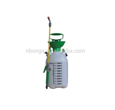 China Manual Garden Pressure Sprayer, 5L Plastic Sprayer for sale