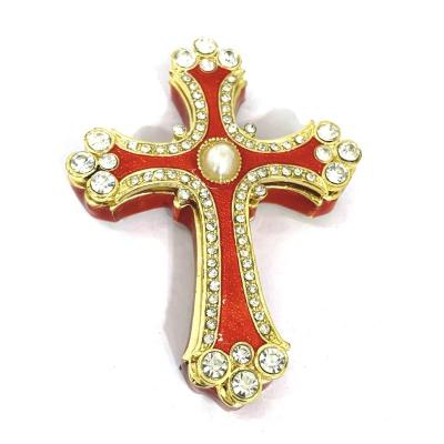 China China religious new products 2020 wholesale handmade craft shape metal trinket cross boxes for sale