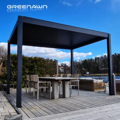 China Easily Assembled Easily Assembled Waterproof Outdoor Gazebo Aluminum Garden Pergola Arches Arbors Pergolas for sale