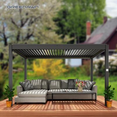 China Easily Assembled Waterproof System Pagola Pargola Pergole Awning Roof Pergula for sale