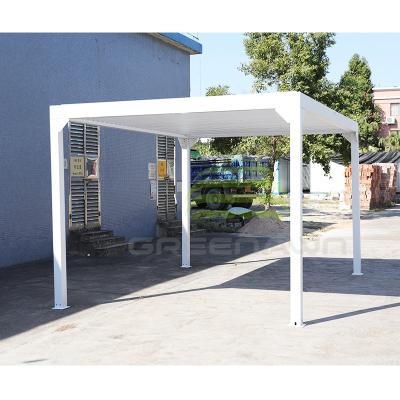 China Easily Assembled Aluminum Outdoor Pergola Patio Deck Gazebo Garden Patio Roof Louvered System for sale