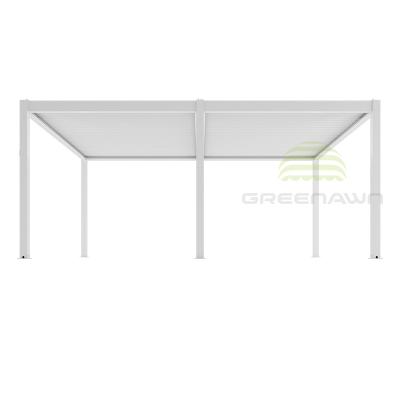 China Easily Assembled Gazebo Outdoor Waterproof Garden Canopy Aluminum Pergolas Covered Roof for sale