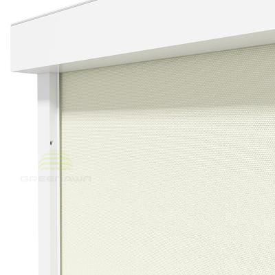 China Factory Price Minimalist Electric Anti-UV Outdoor Automatic Patio Roller Shade Zipper Shades for sale