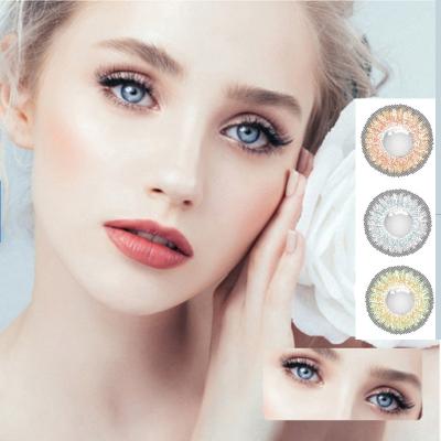 China 2021 Eye Contacts Wholesale Natural Factory Colored Contact Lens Three Colored Contact Lenses 023-3T - F (010-012) for sale