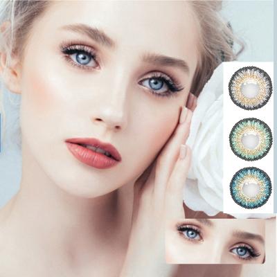 China Hot selling 2021 newest 2021 natural color contact lens eye contact factory contact lenses wholesale 023-3T old for sale