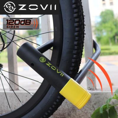 China Alloy Steel Security Anti-theft U-lock Electronics Waterproof Lock For Bicycle Bike Lock Alarm for sale