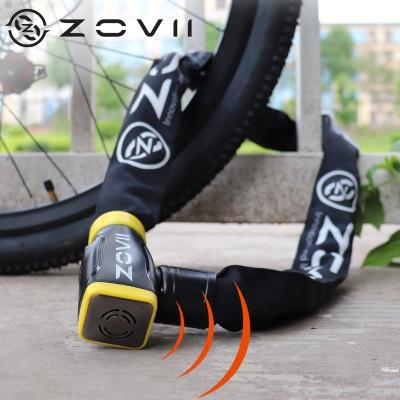 China Attractive Stainless Steel Chain Alloy Steel Body Bicycle Lock Motorcycle E Bike Electronic Lock for sale