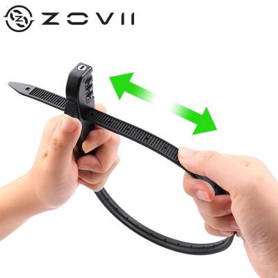 China Nylon+Alloy Steel Portable Anti-theft Nylon Cable Ties Universal Bicycle Security Practicality Bicycle Scooter Lock for sale