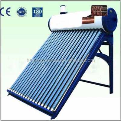 China Domestic Hot Water Thermosyphon Vacuum Tube Solar Water Heater With Copper Coil for sale