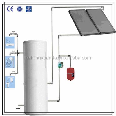 China Thermal Heating Flat Panel Split Pressurized Balcony Solar Hot Water Systems for sale