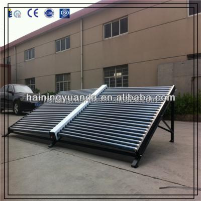 China Aluminum Alloy 2.0mm Manifold Glass Vacuum Tube Solar Water Heater Collector for sale