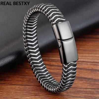 China CLASSIC Custom Logo Braided Nylon Rope Bracelets With Steel Wire Nylon Rope Bracelets For Gifts Men Braided Rope Bracelets Wholesale for sale