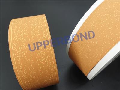 China Geel Cork Printing 52mm Breedte Tippend Document voor Sigarettenproductie Te koop