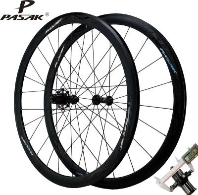 China shimano C/V brake HUB 11/12speed rear 4bearing front 2bearing RIM anvil wheeleset 40mm bicycle wheel 700C alloy road bike etc. road for sale