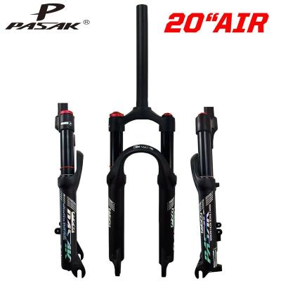 China BMX Aluminum Alloy Bicycle Front Fork Oil Shock Absorber Mountain Bike Lockable Shoulder Control Front Fork 20