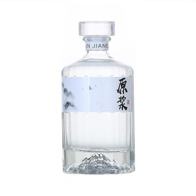 China Simple fashion Wholesale Whisky Tequila bottles in 750ml glass bottles for liquor bottles for sale