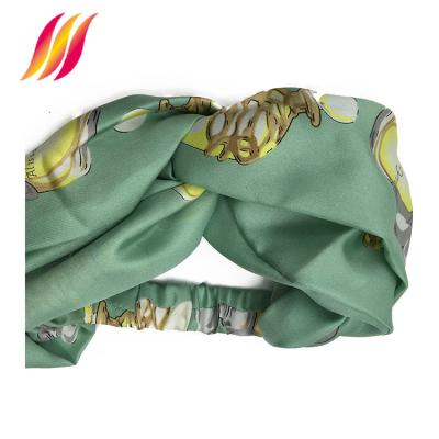 China 2021 New Design Fashion Makeup Hot Selling Silk Headband for sale